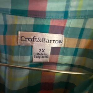 2x plaid button up, worn once